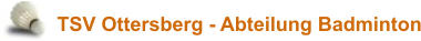 TSV Ottersberg - Abteilung Badminton